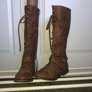 Lace Up Boots